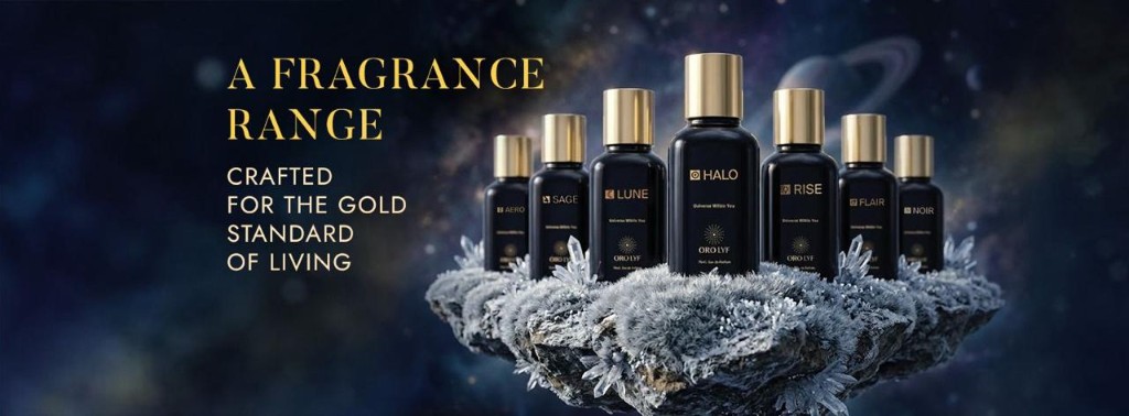A fragrance range crafted for the gold standard of living — ORO LYF Planet Series